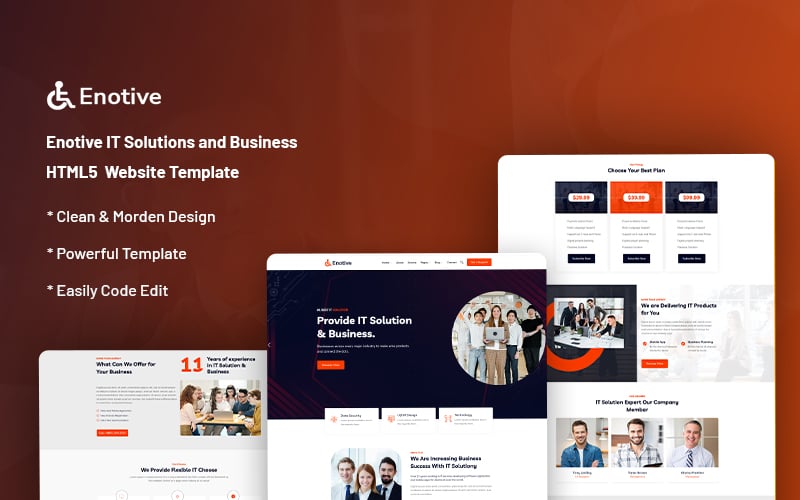 Enotive – IT Solutions html website