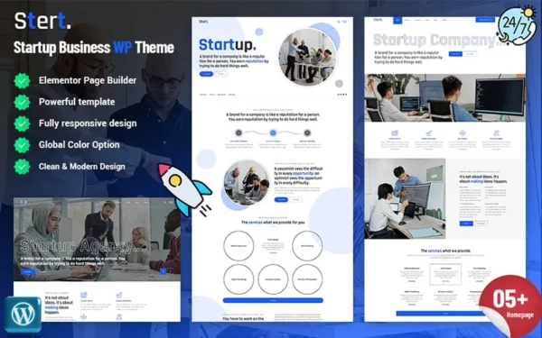 Stert – Startup Business WordPress Theme