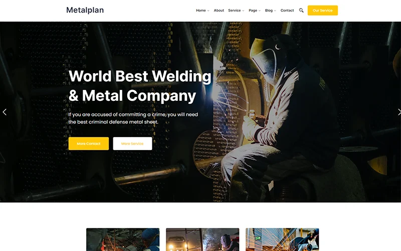 Metalplan - Metal Company WordPress Theme