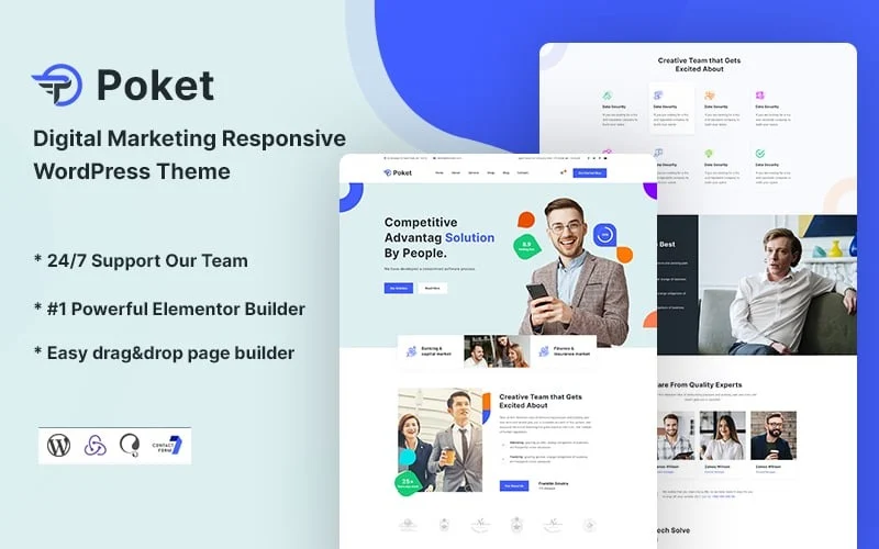 Poket - Digital Marketing Responsive WordPress Theme