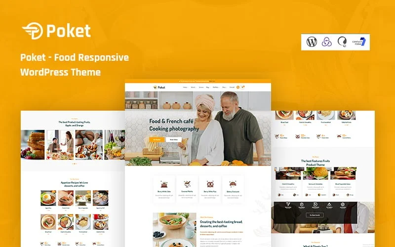 Poket - Food Responsive WordPress Theme