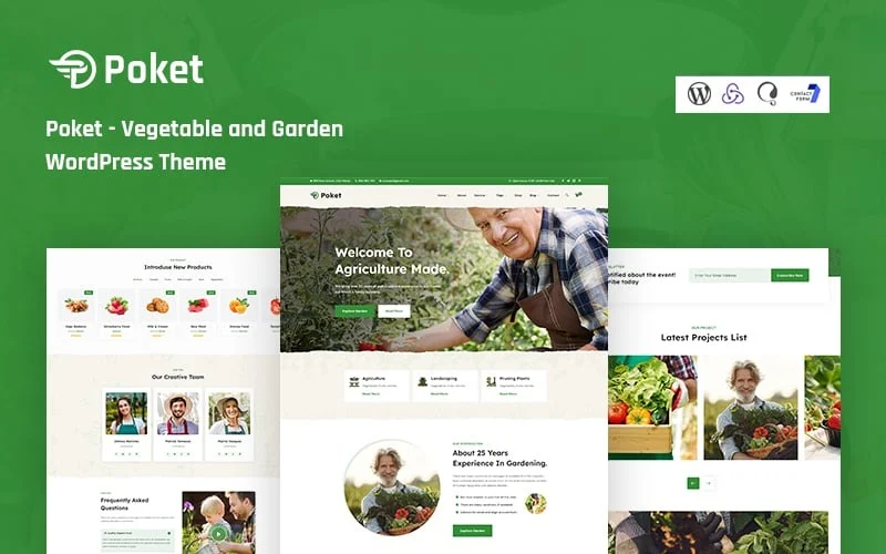 Poket - Vegetable and Garden WordPress Theme