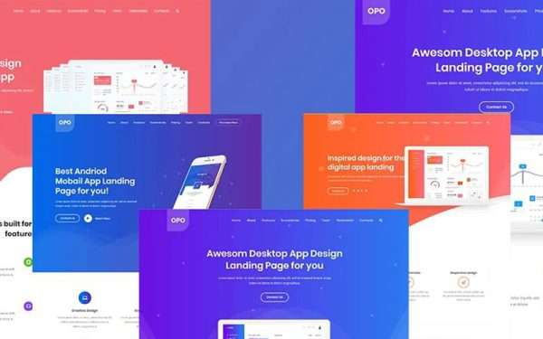 Opo - Creative App Responsive Website Template
